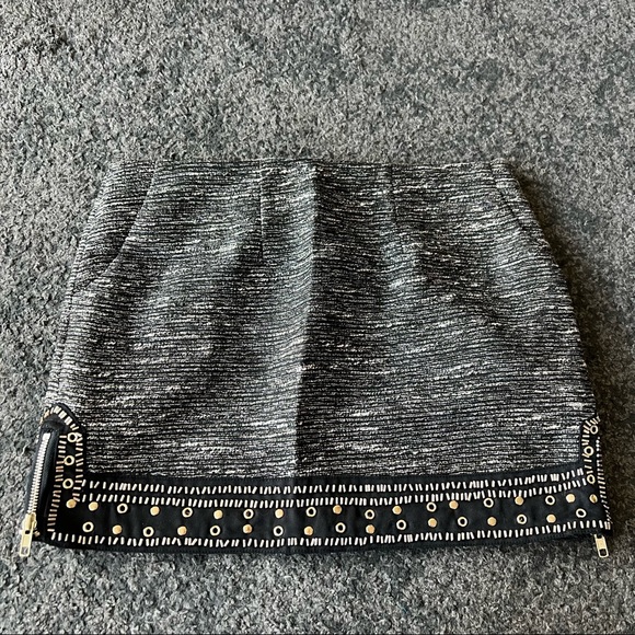 english rose Dresses & Skirts - English Rose tweed metallic mini skirt with pocket